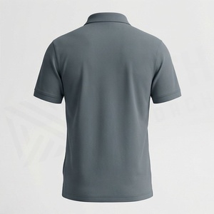 Chemises Polo Homme de Haute Qualité 100% Coton, Col Debout, Manches Courtes, T-Shirt Polo Personnalisé avec Logo Imprimé, Vente en Gros, Best Seller - Product Image 2