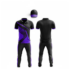 Service d'impression par sublimation pour uniformes de cricket |   Tenue complète d'équipe de cricket pour hommes, femmes et jeunes : polo et pantalon - Product Image 3