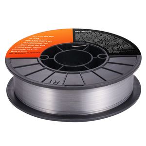 Filo per saldatura a filo animato E71T GS 0,035 pollici 10 libbre, senza gas, in acciaio dolce, per saldatura MIG, a bassa schizziatura, per saldatura ad arco in tutte le posizioni, 15 kg CO2 - Product Image 1
