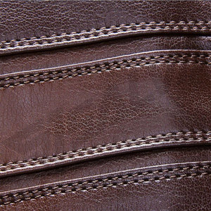 Men's Brown Leather or PU Leather Jacket Stand Collar Zipper Closure Faux <b>Fur</b> Lining Moto Biker Style Winter Wear - Product Image 3