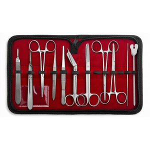 ชุดเครื่องมือผ่าตัดเล็กแบบใช้มือ 18 ชิ้น ผลิตจากเหล็กกล้าไร้สนิมเยอรมัน ใช้ซ้ำได้ พร้อมกระเป๋าพกพาฟรี - Product Image 4