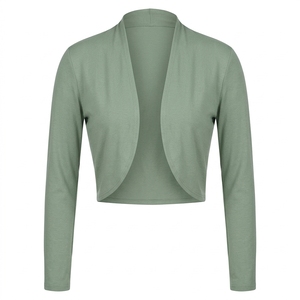 Suéter Cárdigan de Punto en Tonos Neutros para Mujer, Venta al Por Mayor, Moda Casual Otoñal - Product Image 4