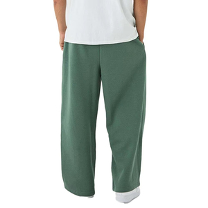 Pantalones de Algodón de Pierna Ancha para Hombre, Cintura Elástica, Casuales, Verdes, Transpirables, con Bolsillos Laterales, Tejido de Invierno, Nueva Colección 2026 - Product Image 2