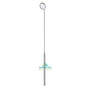 Espejo Laríngeo de Acero Inoxidable con Mango, 10 mm de Diámetro, Manual, Base para Instrumentos Quirúrgicos, Certificado CE - Product Image 1
