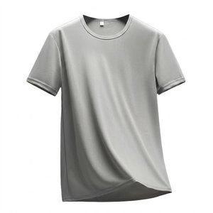 Nuevas camisetas de algodón personalizadas de manga tres cuartos con cuello en U para mujer, informales, de tela de malla, con lunares, lisas y cómodas. - Product Image 2