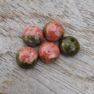 พลอยเจียระไนแบบ unakite สำหรับทำเครื่องประดับ - Product Image 5
