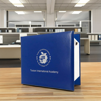 Porte-certificat en cuir PU personnalisable avec logo, couleurs au choix, format 8,5x11 pouces, couverture rembourrée, pour diplôme de remise de diplôme ou de récompense
