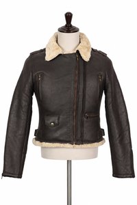 Men's Genuine Leather Formal Jacket Faux Fur Lining <b>Waterproof</b> Zipper Closure <b>Winter</b> Warm Moto Style Front Logo Leather <b>Coat</b> - Product Image 4