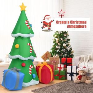 Albero di Natale Gonfiabile da 6 Piedi con Scatole Regalo per Decorazioni Natalizie da Esterno - Product Image 6