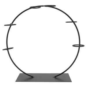 Support à cornets de glace en métal au design élégant, présentoir rond pour fêtes, idéal pour la vente en gros - Product Image 4