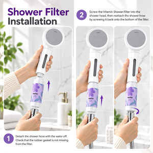 Filtro de Ducha de Alta Calidad NEMO con Vitamina C y Eliminación de Cloro Residual, Tecnología de 2 Etapas, Plástico, para Uso Doméstico en Baños, OEM/ODM Disponible - Product Image 5