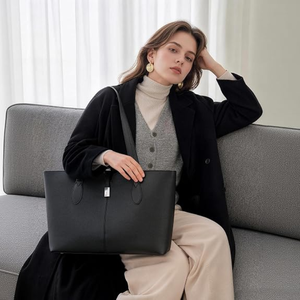 <b>Women</b>’s 15.6-Inch <b>Laptop</b> <b>Tote</b> Bag, Work Handbag with Removable <b>Laptop</b> Sleeve, Large Capacity Office Shoulder Bag - Product Image 2