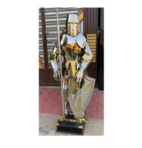 Fabricant OEM d'armure corporelle complète en métal de style impérial avec design en acier traditionnel pour le cosplay et l'affichage décoratif - Product Image 6