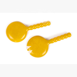 Ustensiles de service à salade perlés en résine Artizon Studio AS-SS195 très demandés, lavables au lave-vaisselle, finition polie élégante, compatibles micro-ondes - Product Image 3