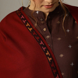 Wholesale Best Quality Custom Design Wool Women Shawls-Windproof Long Shawl High Quality OEM Custom Service - Product Image 5