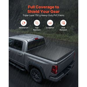 Copertura Morbida Avvolgibile per Cassone Pick-up Compatibile con Chevy Silverado/GMC Sierra 1500 2014-2018 (2019 LD/Limited) Adatta per Cassone da 5,8 Piedi - Product Image 4