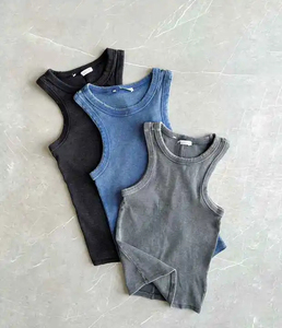 Custom Logo Fitness Clothing Jogger Tank <b>Top</b> Casual Workout Sport Gym <b>Crop</b> <b>Tops</b> for Women - Product Image 5