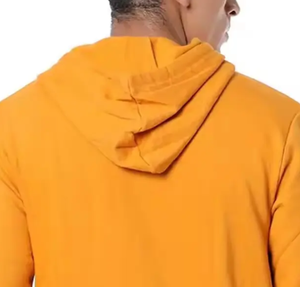 เสื้อฮู้ดลำลองผ้าฝ้าย 100% สีพื้น ทรงปกติ สำหรับผู้ชาย - Product Image 4