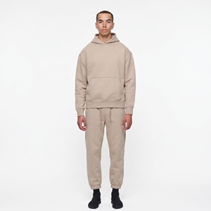 Wholesale Custom Heavyweight Breathable Plus Size Winter <b>Baggy</b> Activewear Sweatshirts Sweatpants 2 Piece <b>Jogger</b> <b>Men</b> Tracksuits - Product Image 4