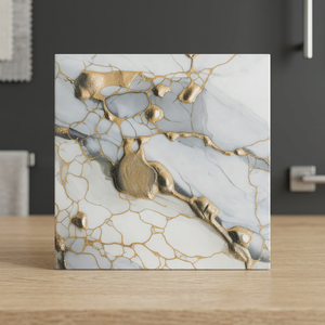 Carreaux de sol en céramique effet 3D vintage 300x300mm, style méditerranéen, décoratifs pour salle de bain, cuisine, extérieur, briques numériques - Product Image 4