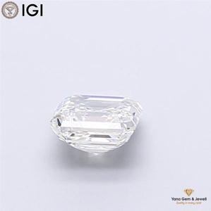 Diamant de laboratoire CVD 1,00 carat, couleur E, clarté VVS1, taille Asscher, avec certificat IGI pour pendentif solitaire classique - Product Image 4