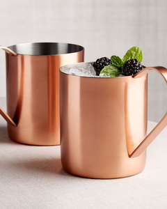 Taza Martillada de Cobre Puro para Moscow Mule con Asa Dorada, para Cerveza, Cócteles y Vodka, Venta al Por Mayor - Product Image 4