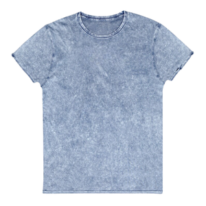 Camiseta de Hombre Oversize con Lavado Ácido, Larga, Lisa, de Algodón/Poliéster, Estilo Urbano, con Logo Frontal Personalizado, Cuello Redondo, Manga Corta, 220g, Lisa, OEM - Product Image 1