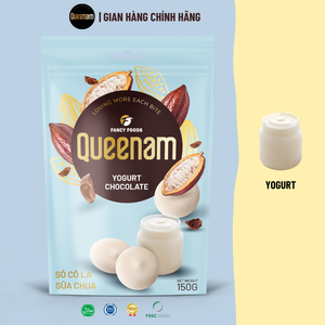 Proveedor de Exportación de Vietnam, OEM/ODM, Caramelos de Chocolate Puro HALAL de Excelente Calidad, 75G, Caramelos Sólidos con Sabor a Yogur, Marca Queenam - Product Image 6