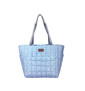 2026 New Hot Sale Large Capacity Custom Quilting Tote Bag for Women Puffy Lightweight Design Zipper for Autumn Winter - Product Image 1
