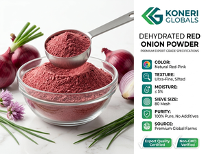 <b>Best</b> Price Premium Dehydrated Red Onion Powder Natural Food Grade Hot Air Dried Sealed Pouch by KONERI GLOBALS for Cooking - Product Image 6