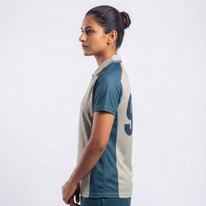 Camisetas de Fútbol Femeninas 100% Poliéster, Camiseta de Cricket Femenina de Alto Rendimiento, Camiseta de Cricket Femenina Sublimada - Product Image 3