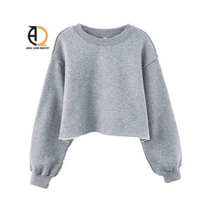 Sudadera Corta de Forro Polar para Mujer, Ropa Casual Cálida - Product Image 1
