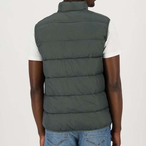 Custom Winter Fashion Stand Collar Thicken Cotton Warm Plain Winter Bubble Coats Padded Puffer Sports Down <b>Vest</b> - Product Image 2