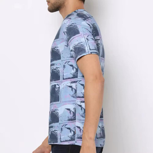 เสื้อยืดผู้ชายคุณภาพสูงแบบสั่งทำพิเศษ ผ้าถัก 220 กรัม ทรงปกติ แขนสั้น แห้งเร็ว ระบายอากาศได้ดี - Product Image 4