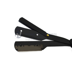 Folding Shaving Knife Double Edge Blade Shave Beard Cutter Manual Shaver Professional Stainless Steel Sharp Salon <b>Razor</b> Holder - Product Image 3