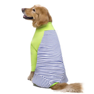 Sweat-shirts à manches longues pour chiens, coupe ajustée, fabriqués professionnellement, col rond, avec manches raglan et motif rayé, collection 2026 - Product Image 4