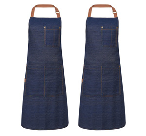 New Style Use Daily Back Heavy Duty high quality Wear Green ColorCleaning Cross Adjustable Working <b>Apron</b> Kitchen - Product Image 3