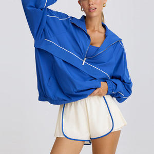 Chaqueta Deportiva NESTA SPORTS, Nueva, Transpirable, con Cuello Alto y Media Cremallera, Ligera, para Correr, Fitness y Yoga, para Mujer - Product Image 2