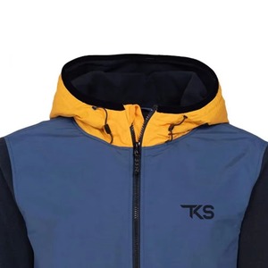 Veste coupe-vent élégante à capuche avec tissu résistant à l'eau et ourlet ajustable pour un confort saisonnier - Product Image 5