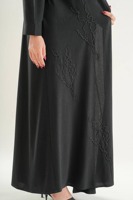 Ensemble Abaya d'hiver de luxe pour femmes 2026, jacquard traditionnel haut de gamme, travail artisanal, best-seller