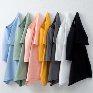 เสื้อยืดผู้ชายลำลอง ผ้าฝ้าย 100% สีพื้น คอกลม ขายดี รับสกรีนโลโก้ สำหรับผู้ชาย แบบ sublimation - Product Image 2