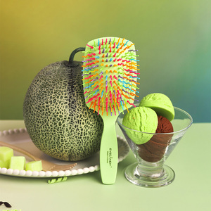 [JWORKS EXT] EYECANDY RAINBOW VOLUME S PADDLE HAIRBRUSH Detangling Comb Anti Static Scalp Massage Mirror Korea - Product Image 6