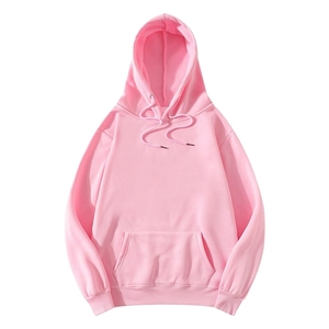 เสื้อฮู้ดผู้หญิงไซส์ใหญ่ พิมพ์ลายหัวใจสีน้ำเงิน สไตล์ลำลอง ผ้าฝ้าย ใส่ได้ในฤดูใบไม้ร่วง ดีไซน์โลโก้ด้านหน้า ทรงปกติ - Product Image 3