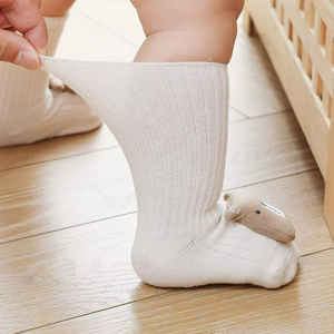 Calcetines de Invierno para Bebés, Lindos y Divertidos, de Algodón, Tejidos, Cálidos, Antideslizantes para el Hogar - Product Image 4