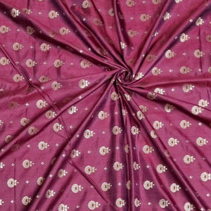 Tela brocada de seda satinada modal exclusiva - Product Image 1