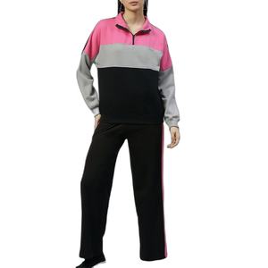 Conjuntos Deportivos Personalizados con Logotipo, Pantalones Deportivos para Mujer, Traje Deportivo de 2 Piezas, Chándal de Felpa, 100% Algodón, 2026 - Product Image 4