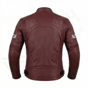 Chaqueta de Motociclista de Cuero Genuino para Hombre de la Mejor Calidad, Nueva Colección de Invierno, Chaquetas de Motocicleta con Protecciones Desmontables Personalizadas - Product Image 2