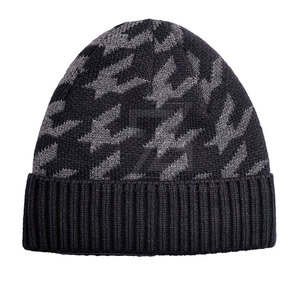 Unisex <b>Beanie</b> <b>Hat</b> Stylish Knitted Design Warm Fabric Comfortable Fit Suitable For Winter Casual Outfit - Product Image 4