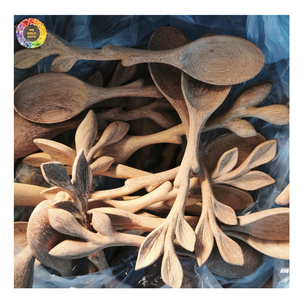 Cuillère en bois à long manche, écologique, pour cuisine, thé, café et desserts - Product Image 1