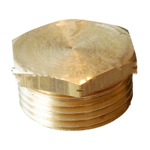 Raccord hexagonal en laiton de haute qualité C-Way, filetage BSP NPT de 1/2 à 2 pouces, PN16, finition naturelle, pour conduites d'eau, d'huile et de gaz - Product Image 1